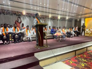 Loksabha Election 2024  मुख्यमंत्री डॉ प्रमोद सावंत ने मध्य नागपुर में नव मतदाता सम्मेलन में विपक्षी दलों के 'दूल्हे ' का नाम गिनाया  