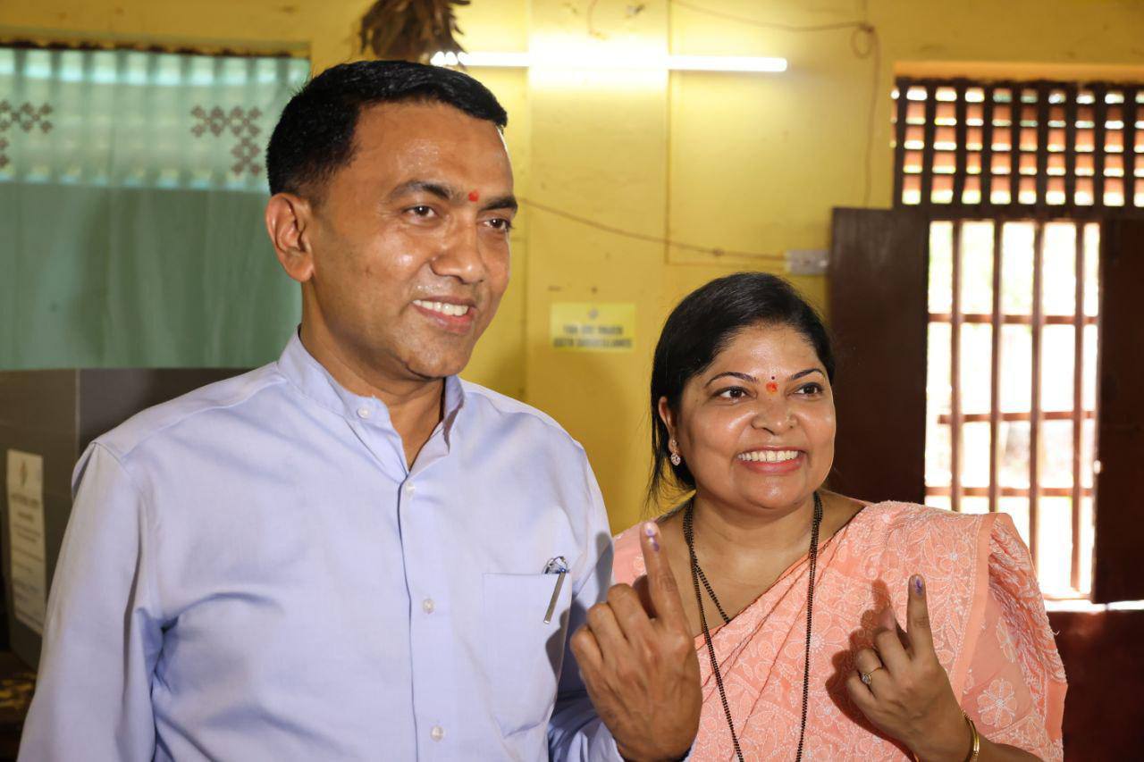 गोवा के मुख्यमंत्री डॉ सावंत राज्य में दोनों लोकसभा सीटों पर बीजेपी की जीत को लेकर आश्वस्त