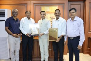 एग्रीकल्चर टुडे ग्रुप द्वारा गोवा राज्य को प्रतिष्ठित कृषि नेतृत्व पुरस्कार 2025 प्रदान किया गया