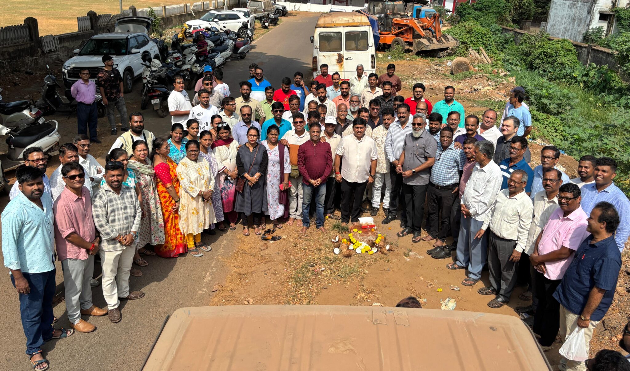 वास्को के विधायक ने भूतेभाट से बेलाबाई तक बड़े नाले के काम का उद्घाटन किया