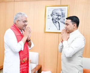 मुख्यमंत्री डॉ सावंत ने केंद्रीय मंत्री भूपेंद्र यादव से कई मुलाकात