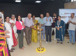 डेम्पो कॉलेज में ‘डेम्पो लिटरेरी मीट’ का आयोजन, छात्रों ने प्रसिद्ध लेखकों से किया संवाद